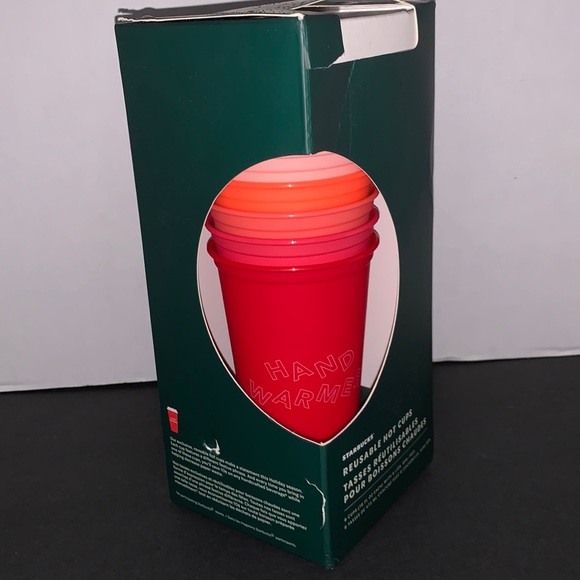 Christmas Holiday🎄6 Pack Starbucks Hot Reusable Cups Grande 16oz. with Lids 2019 - Picture 1 of 7